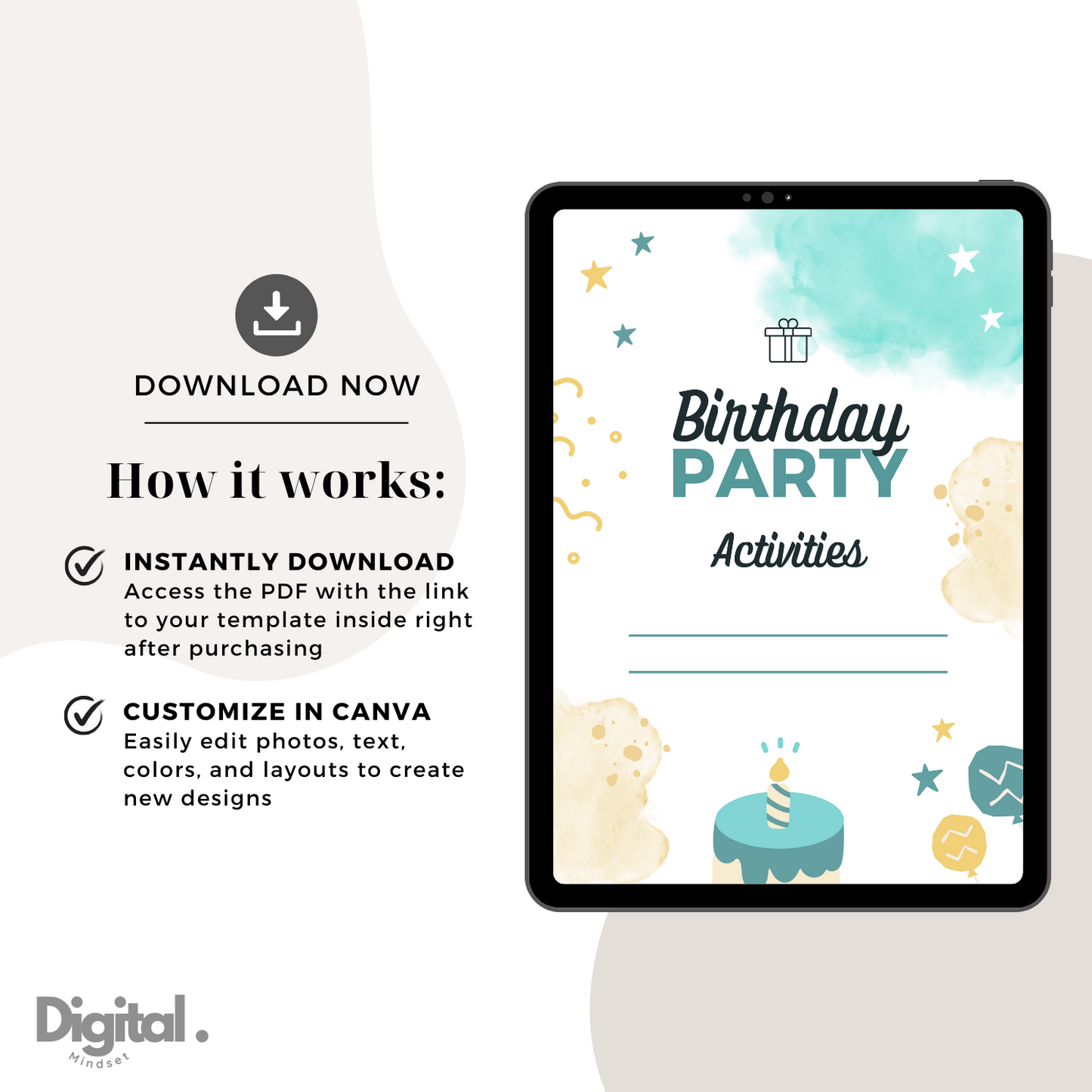 Birthday Party Games for Adults Template