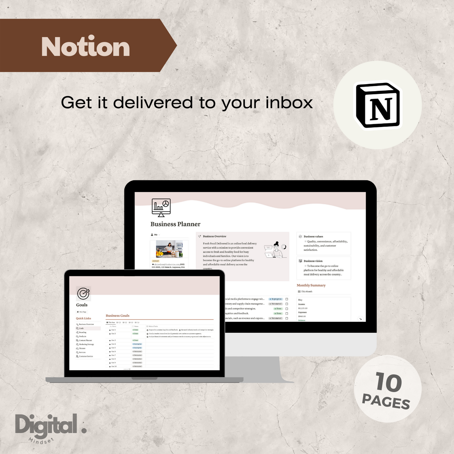 Business Planner Notion Template