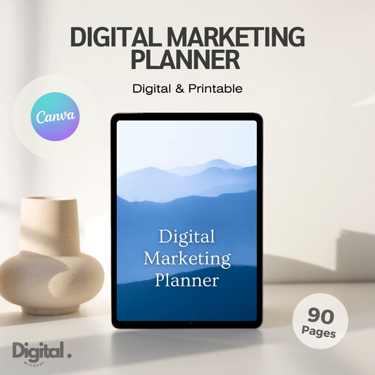 Digital Marketing Planner Template