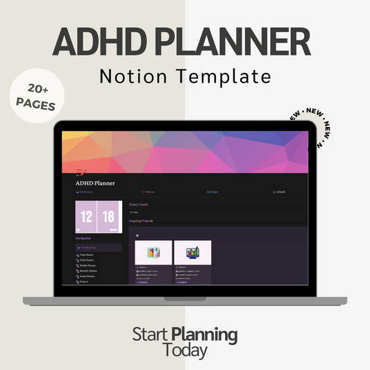 ADHD Planner Notion Template